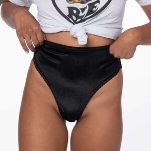 Solstice Intimates High-Waisted Cheeky Velvet Underwear